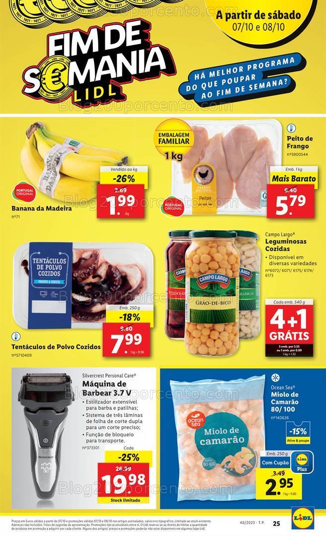 Antevisão Folheto LIDL Promoções de 5 a 11 outubro