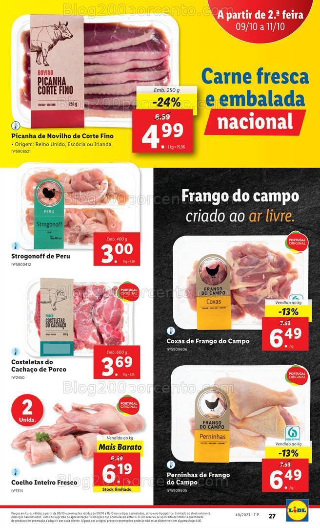 Antevisão Folheto LIDL Promoções de 5 a 11 outubro