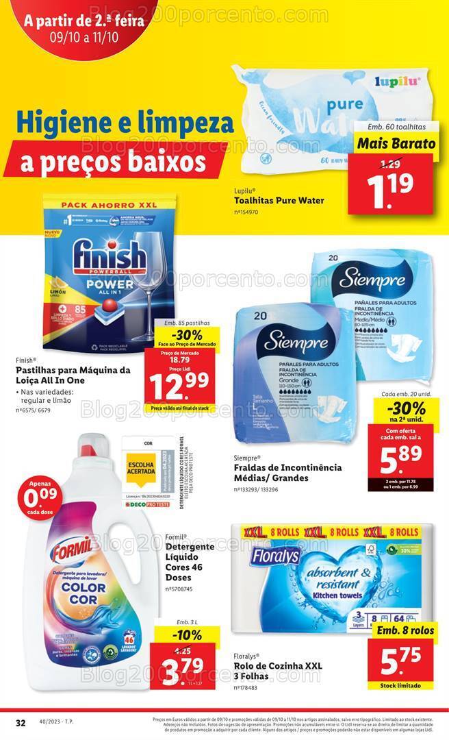 Antevisão Folheto LIDL Promoções de 5 a 11 outubro