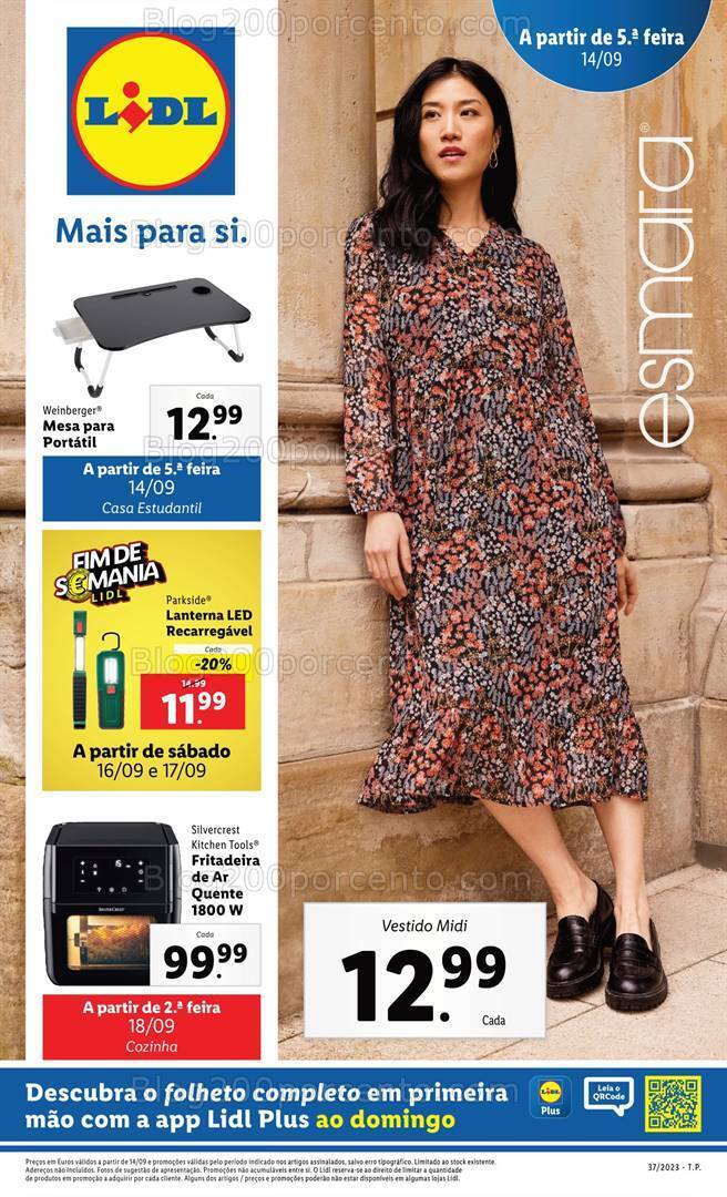 Antevisão Folheto LIDL Bazar Promoções de 14 a 20 setembro