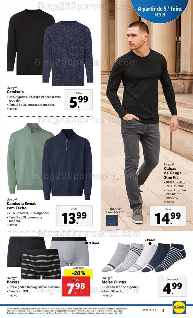 Antevisão Folheto LIDL Bazar Promoções de 14 a 20 setembro