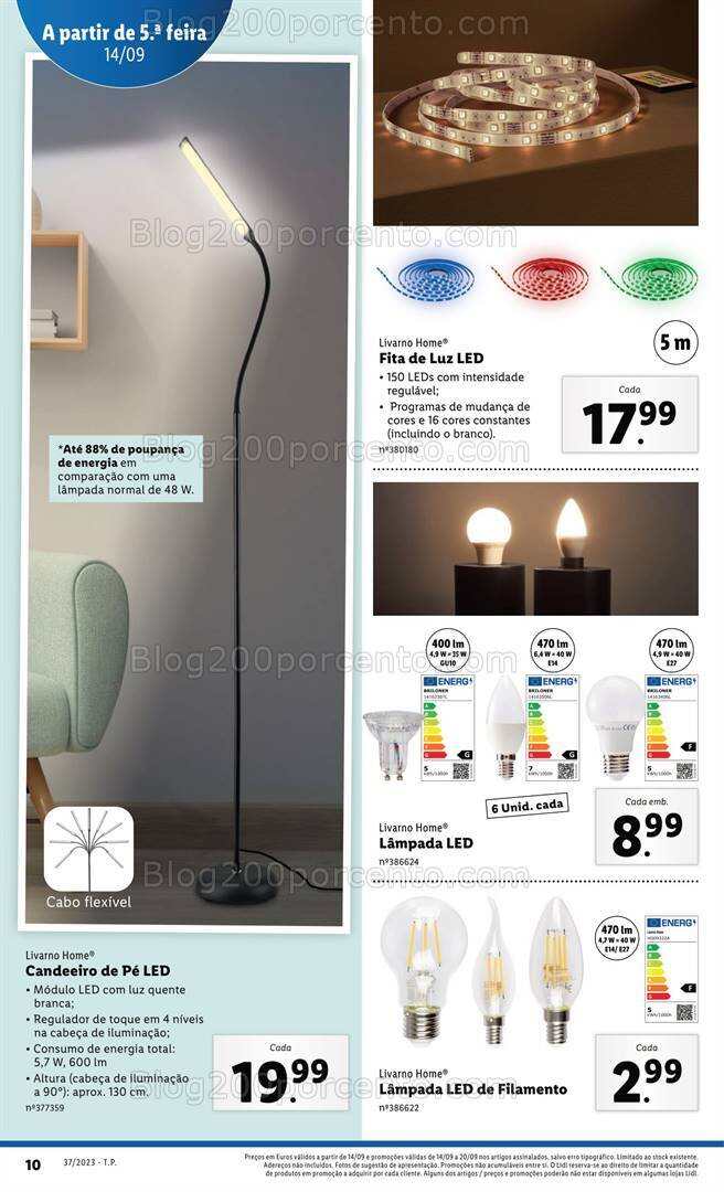 Antevisão Folheto LIDL Bazar Promoções de 14 a 20 setembro