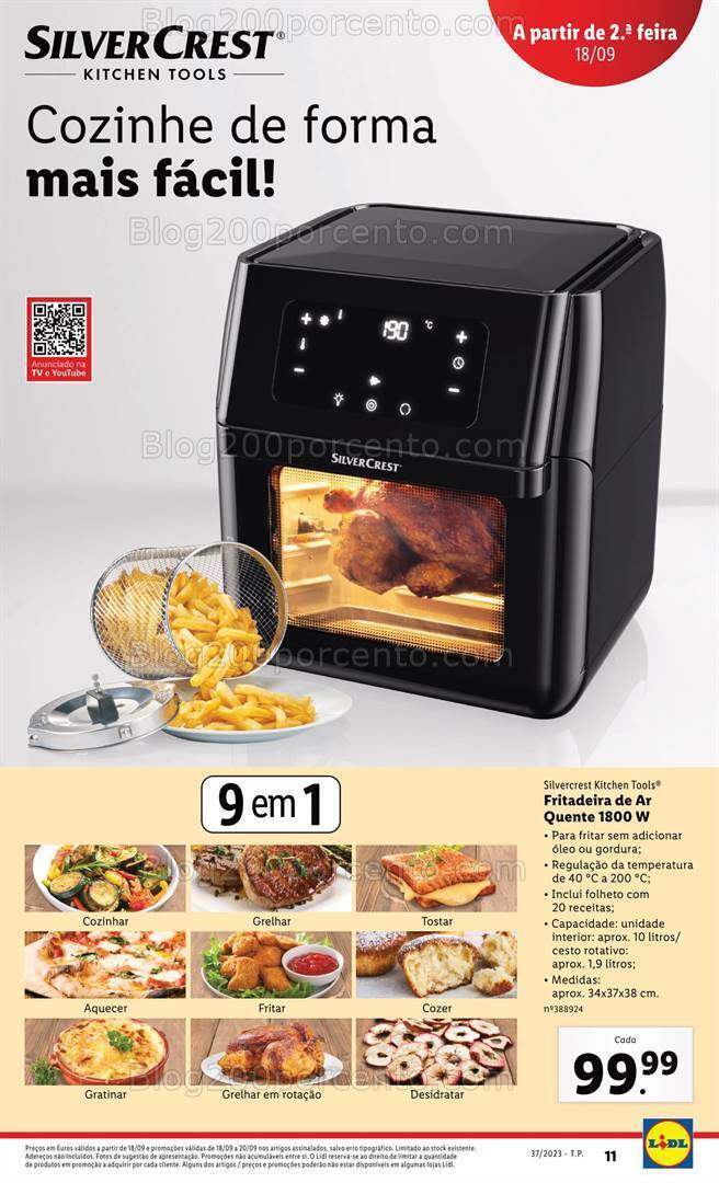 Antevisão Folheto LIDL Bazar Promoções de 14 a 20 setembro