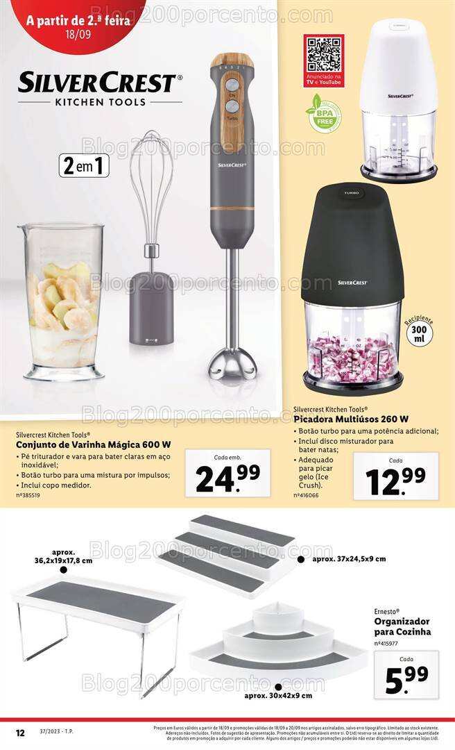 Antevisão Folheto LIDL Bazar Promoções de 14 a 20 setembro