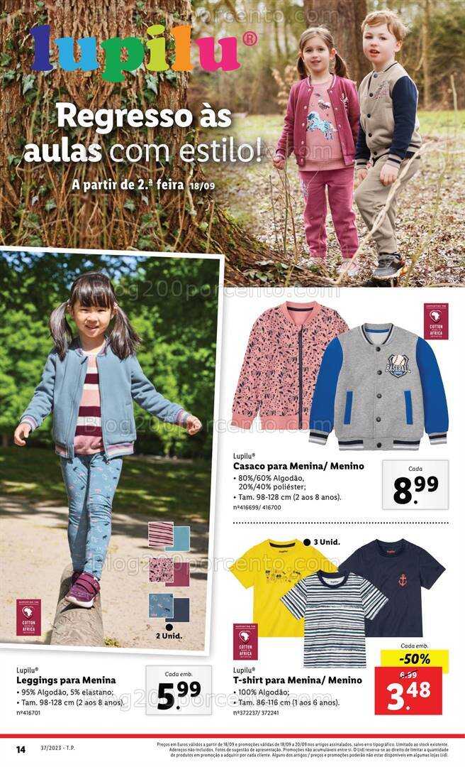 Antevisão Folheto LIDL Bazar Promoções de 14 a 20 setembro