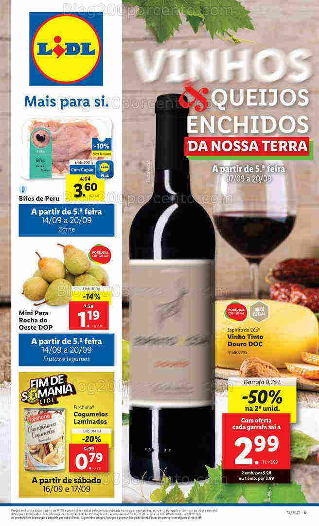 Antevisão Folheto LIDL Promoções de 14 a 20 setembro