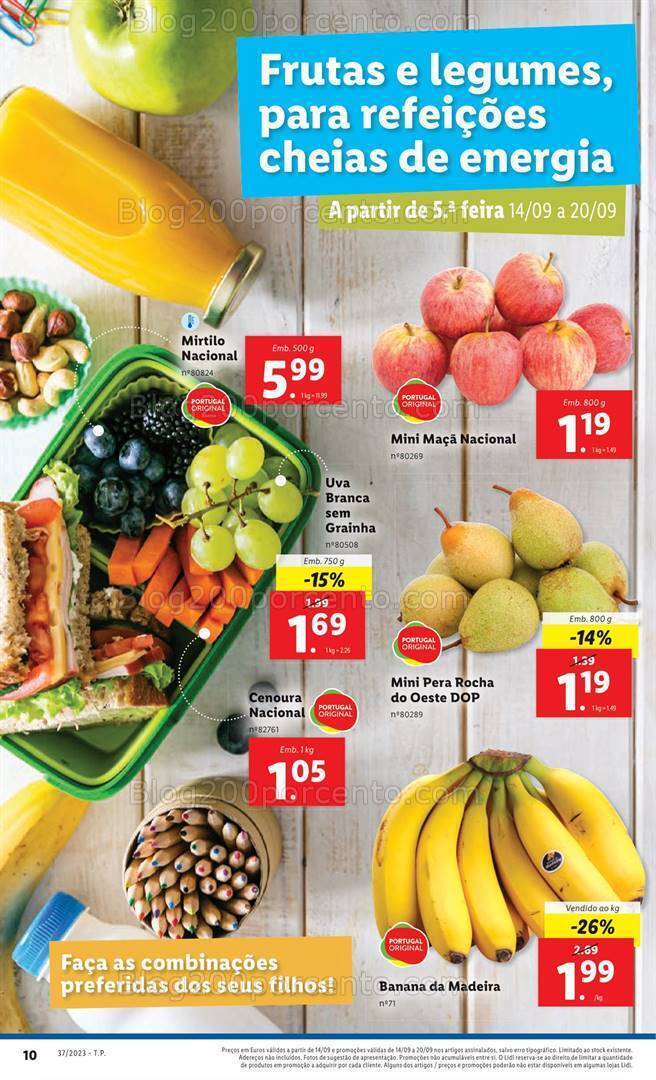 Antevisão Folheto LIDL Promoções de 14 a 20 setembro