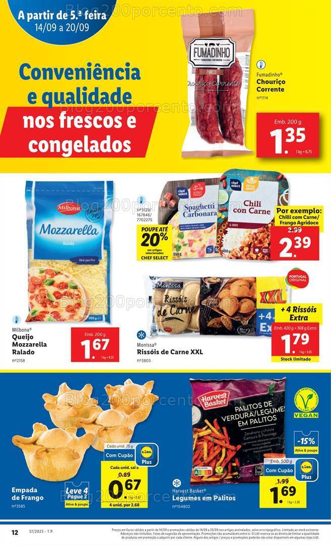 Antevisão Folheto LIDL Promoções de 14 a 20 setembro