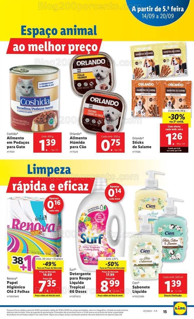 Antevisão Folheto LIDL Promoções de 14 a 20 setembro