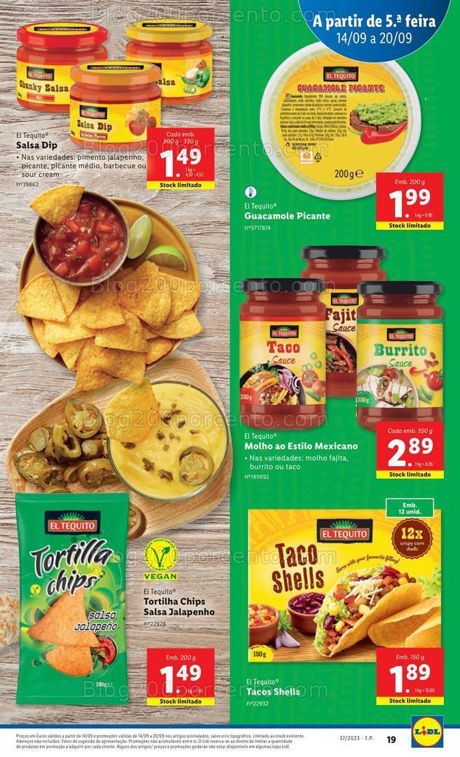 Antevisão Folheto LIDL Sabores do Mundo Promoções de 14 a 20 setembro