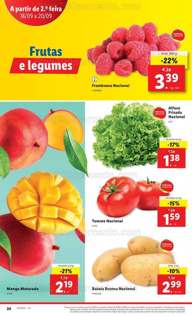Antevisão Folheto LIDL Promoções de 14 a 20 setembro