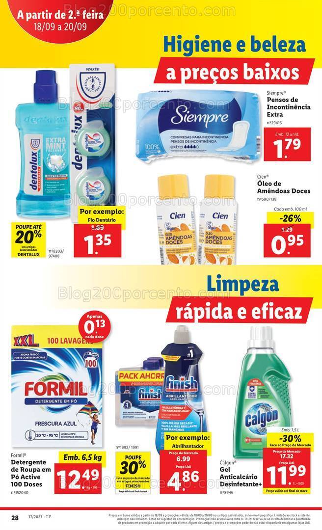 Antevisão Folheto LIDL Promoções de 14 a 20 setembro