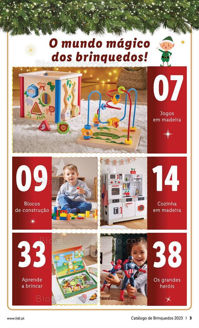Antevisão Folheto LIDL Brinquedos de Natal Promoções de 9 novembro a 24 dezembro