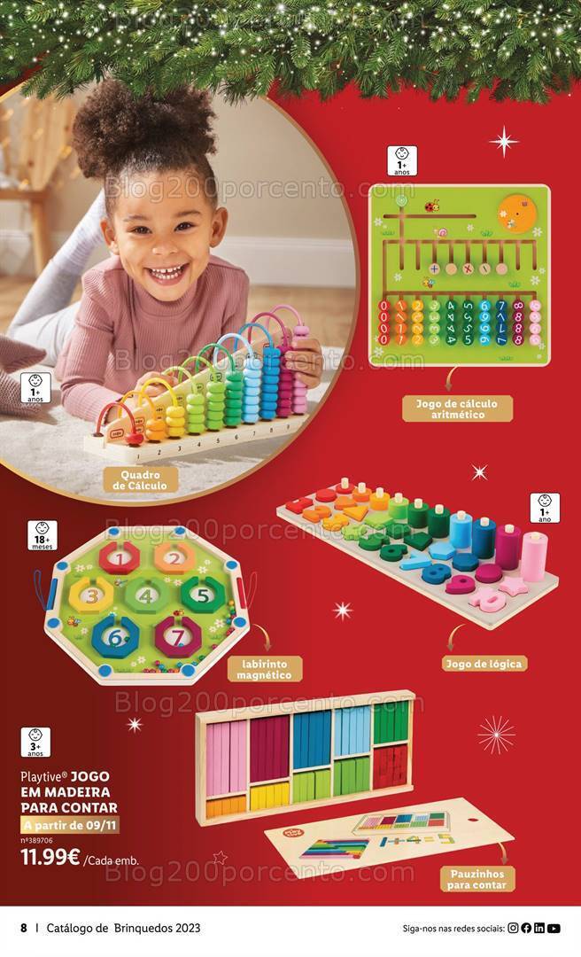 Antevisão Folheto LIDL Brinquedos de Natal Promoções de 9 novembro a 24 dezembro