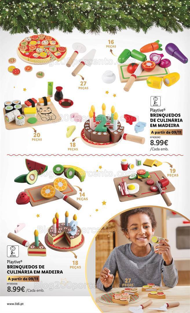 Antevisão Folheto LIDL Brinquedos de Natal Promoções de 9 novembro a 24 dezembro
