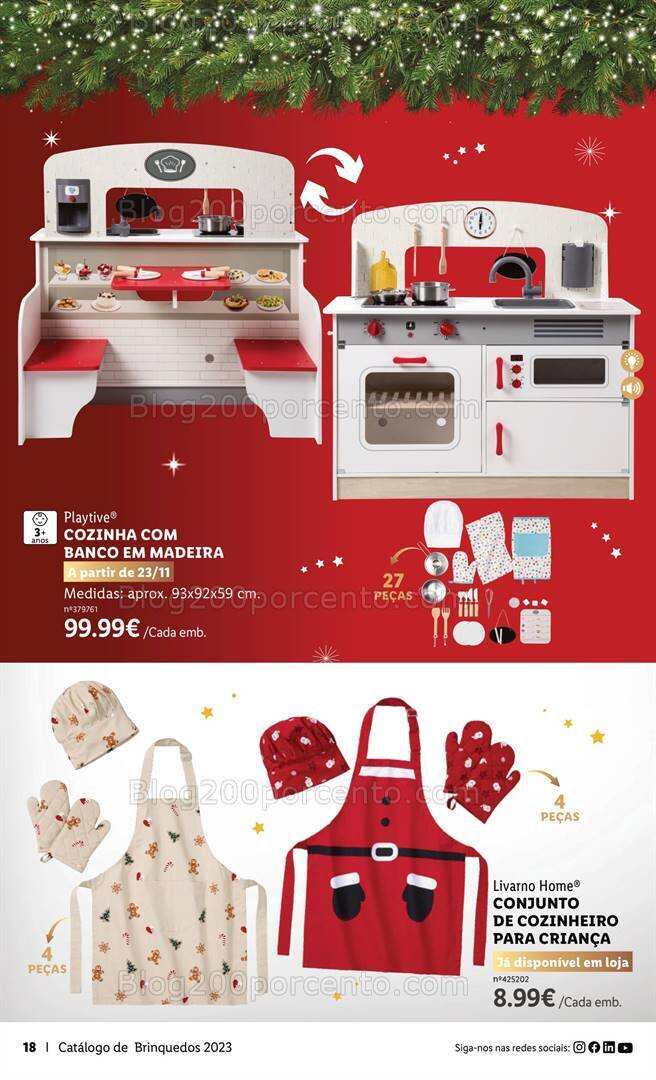 Antevisão Folheto LIDL Brinquedos de Natal Promoções de 9 novembro a 24 dezembro