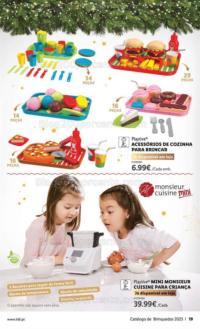 Antevisão Folheto LIDL Brinquedos de Natal Promoções de 9 novembro a 24 dezembro