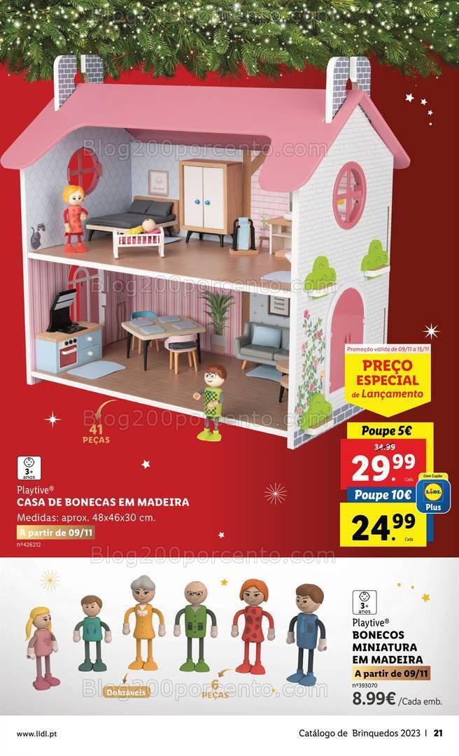 Antevisão Folheto LIDL Brinquedos de Natal Promoções de 9 novembro a 24 dezembro