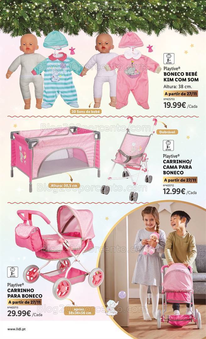 Antevisão Folheto LIDL Brinquedos de Natal Promoções de 9 novembro a 24 dezembro