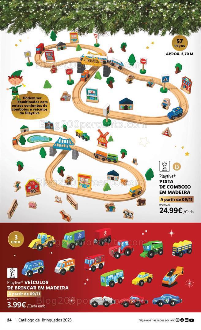 Antevisão Folheto LIDL Brinquedos de Natal Promoções de 9 novembro a 24 dezembro