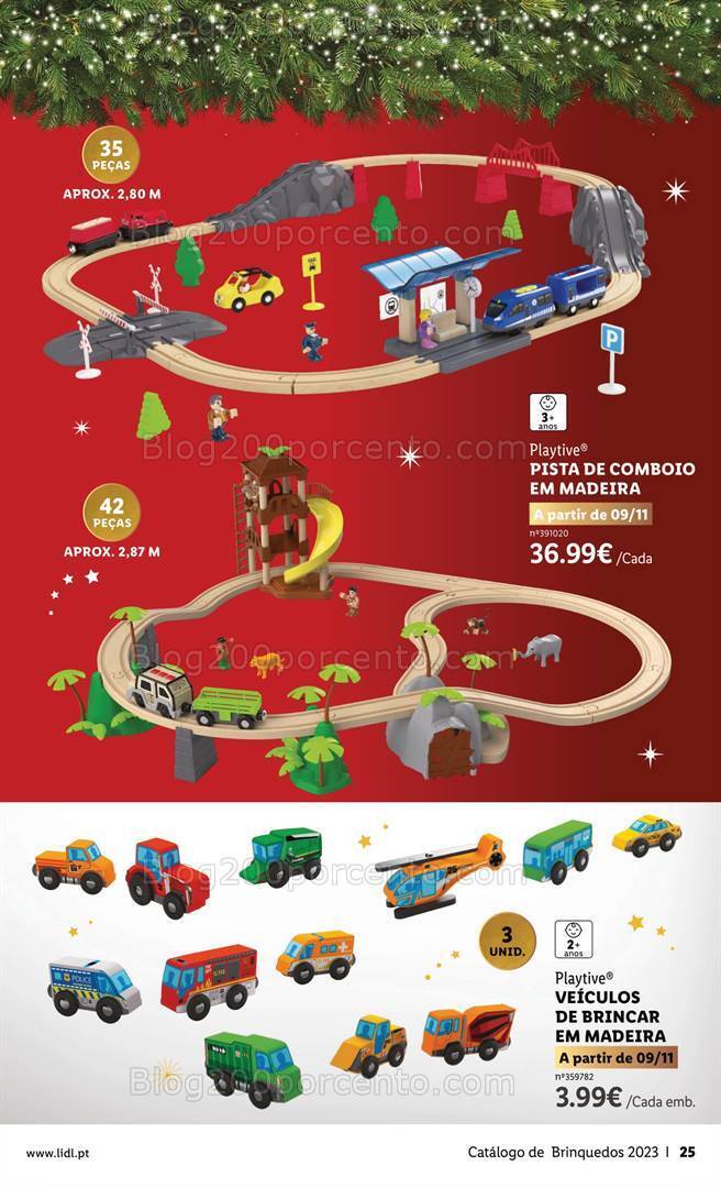 Antevisão Folheto LIDL Brinquedos de Natal Promoções de 9 novembro a 24 dezembro