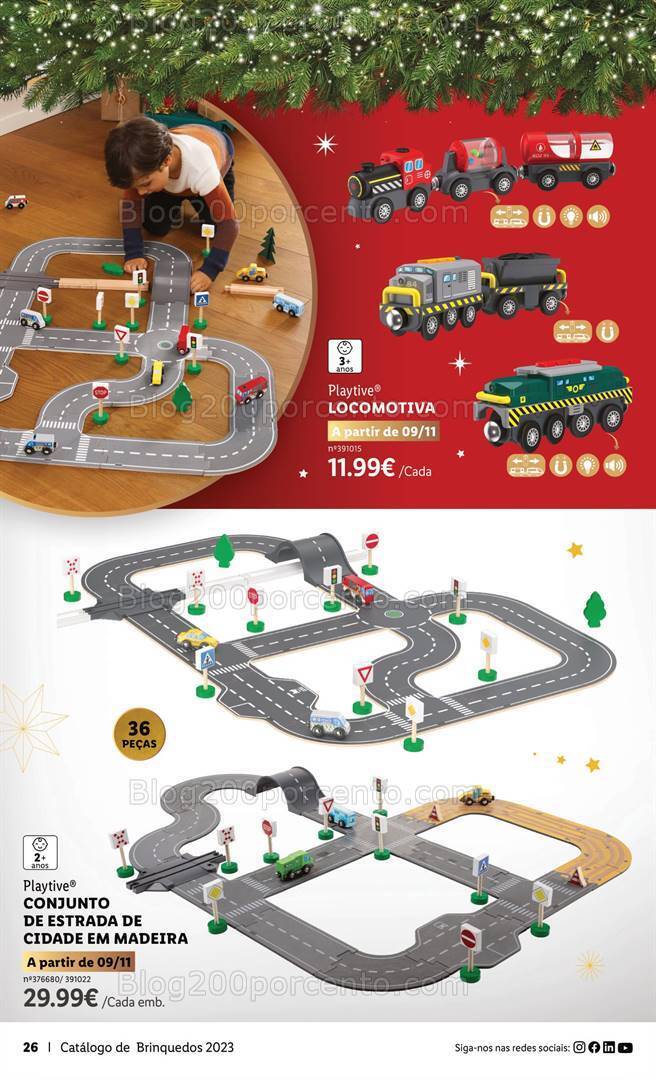 Antevisão Folheto LIDL Brinquedos de Natal Promoções de 9 novembro a 24 dezembro