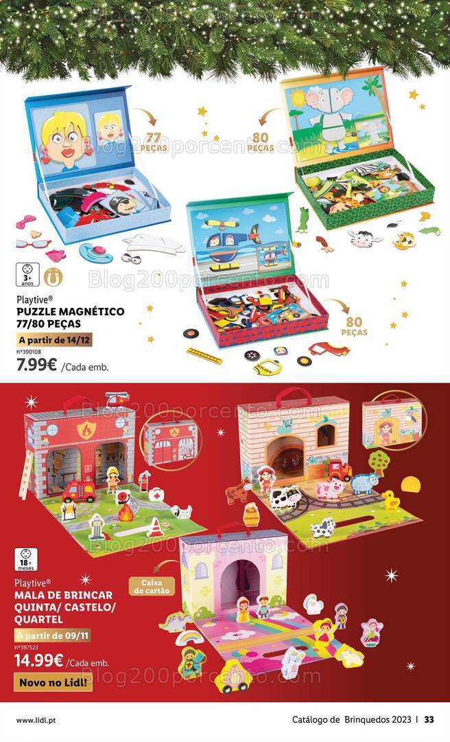 Antevisão Folheto LIDL Brinquedos de Natal Promoções de 9 novembro a 24 dezembro
