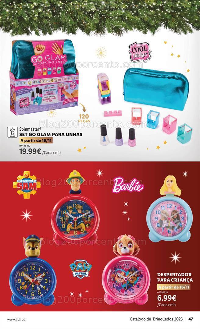 Antevisão Folheto LIDL Brinquedos de Natal Promoções de 9 novembro a 24 dezembro