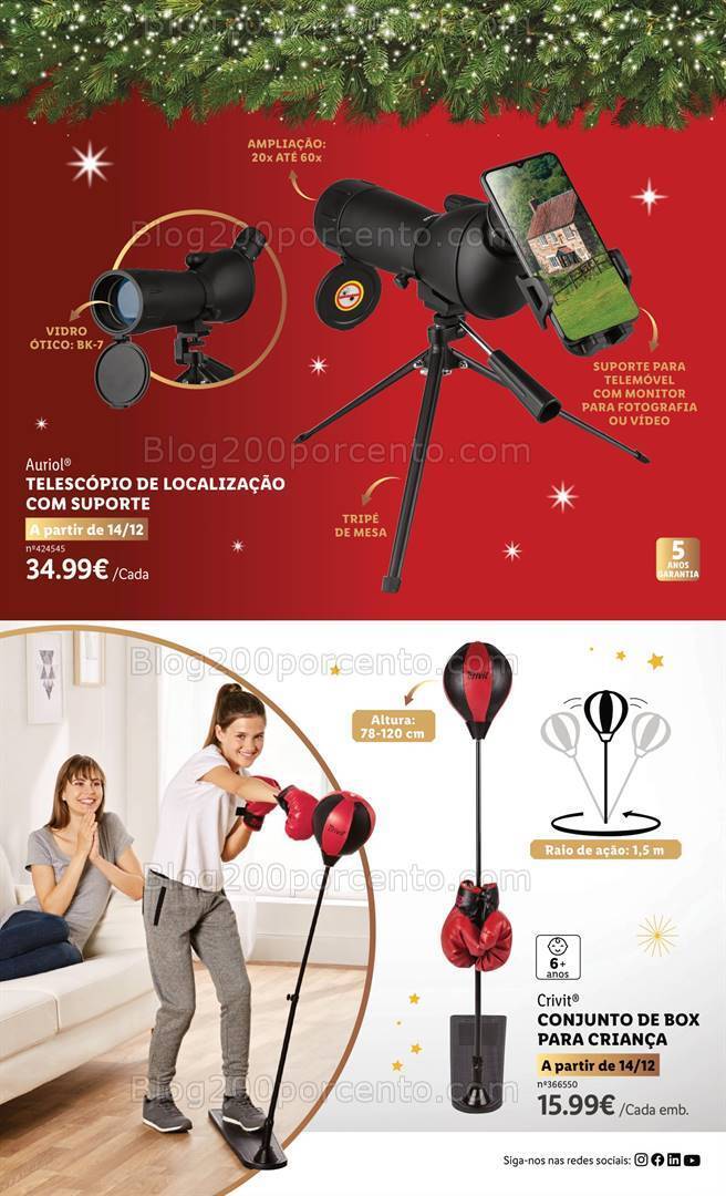 Antevisão Folheto LIDL Brinquedos de Natal Promoções de 9 novembro a 24 dezembro
