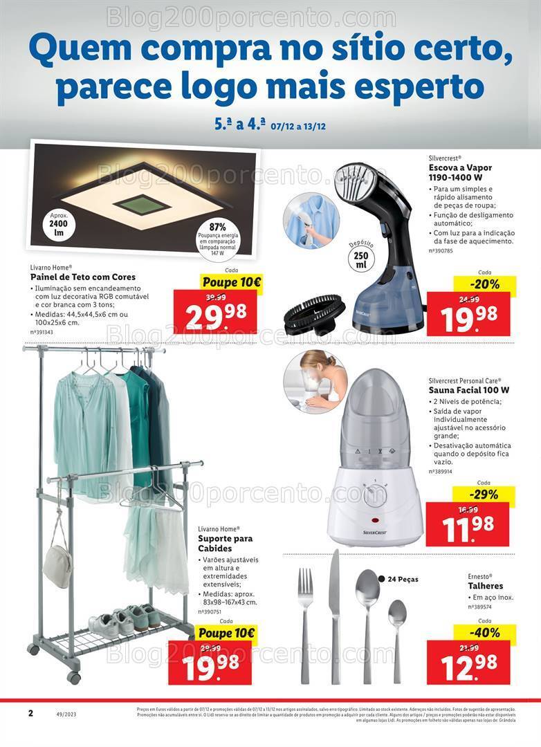 Antevisão Folheto LIDL Especial Grandola Promoções de 7 a 13 dezembro