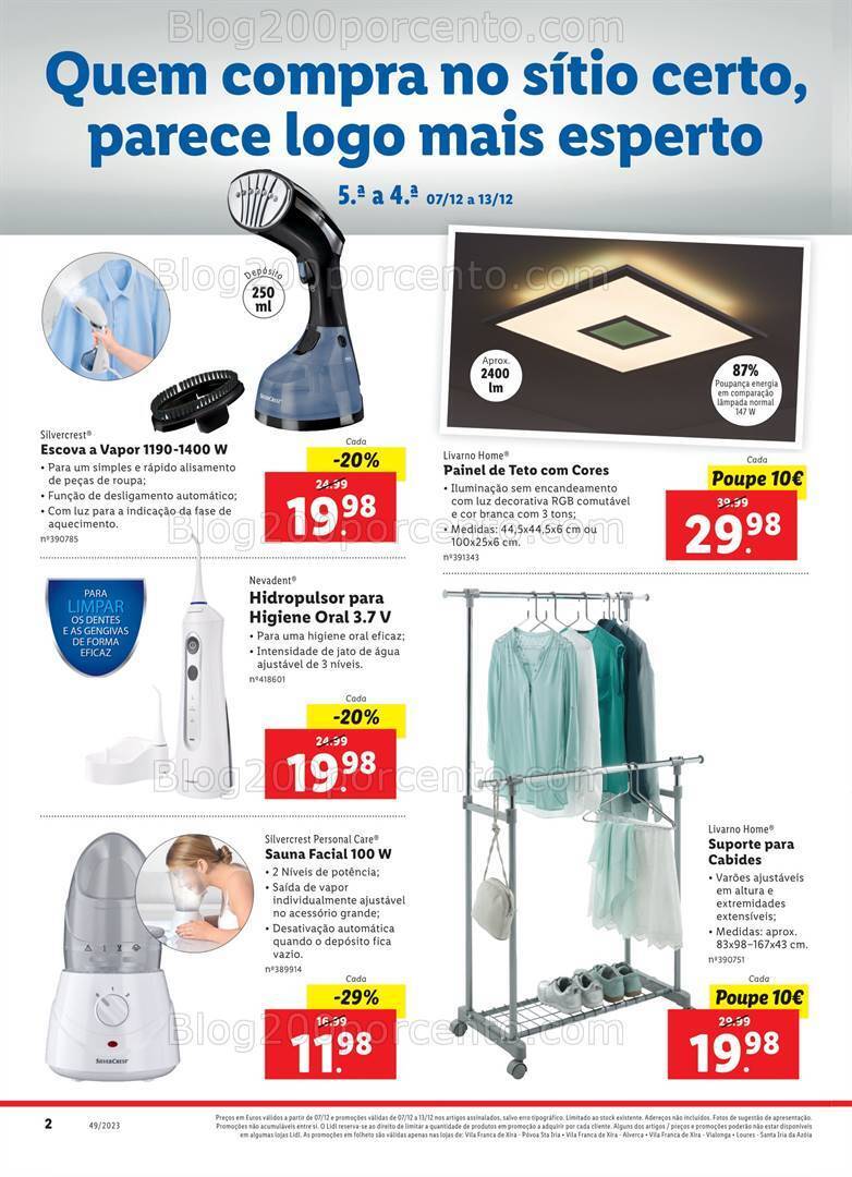 Antevisão Folheto LIDL Especial Vila Franca de Xira Promoções de 7 a 13 dezembro