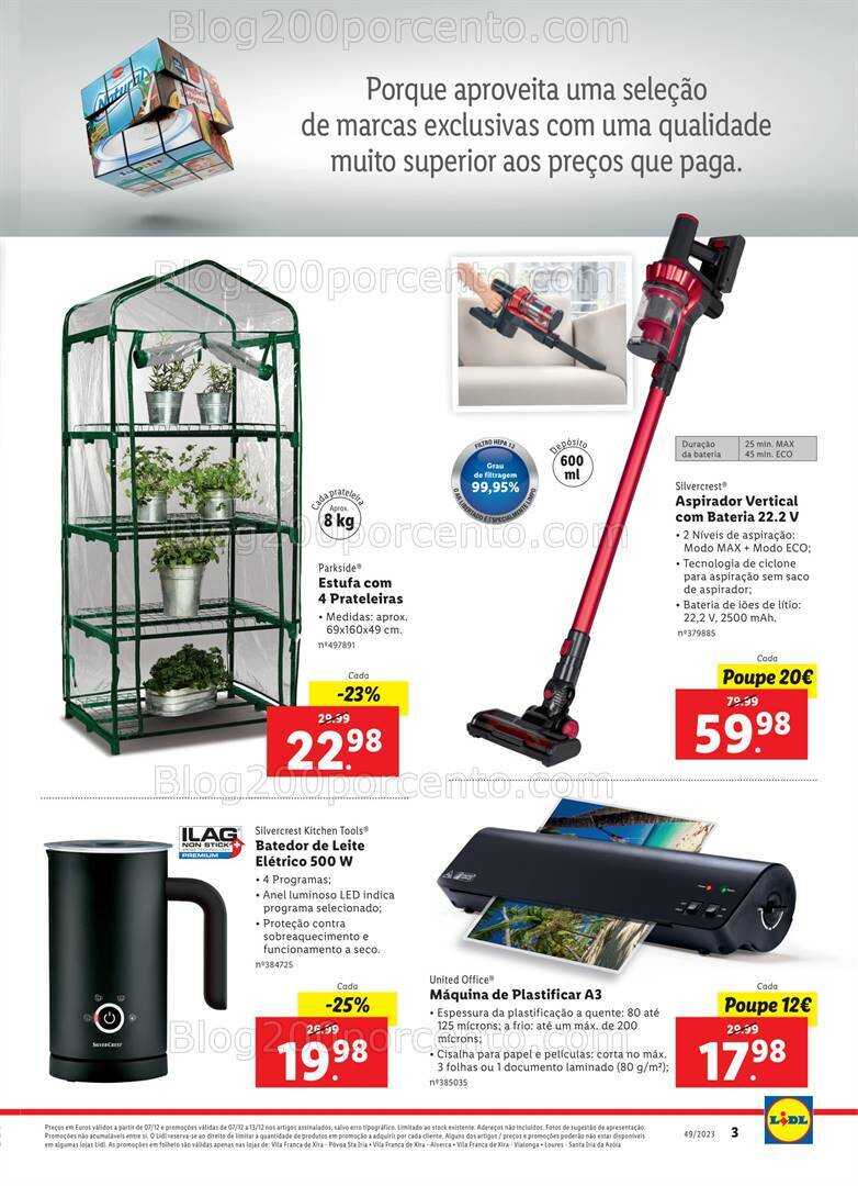 Antevisão Folheto LIDL Especial Vila Franca de Xira Promoções de 7 a 13 dezembro