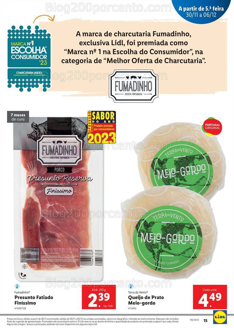 Antevisão Folheto LIDL Reabertura Vizela Promoções até 6 dezembro