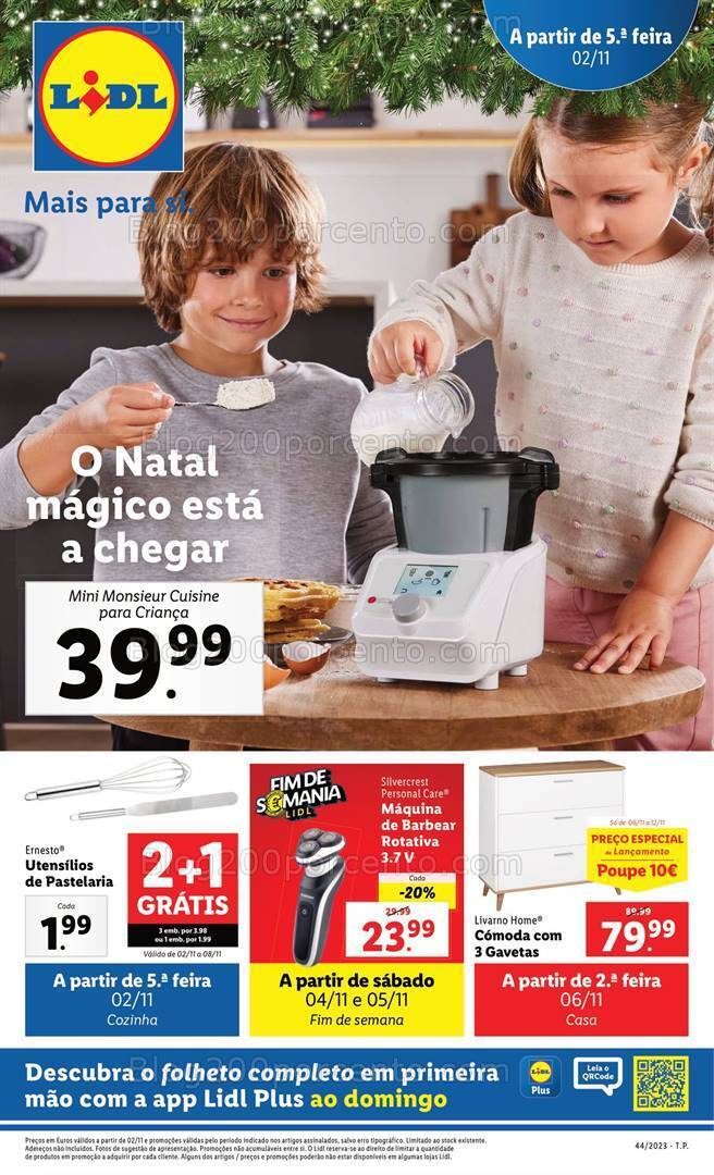 Antevisão Folheto LIDL Bazar Promoções de 2 a 8 novembro