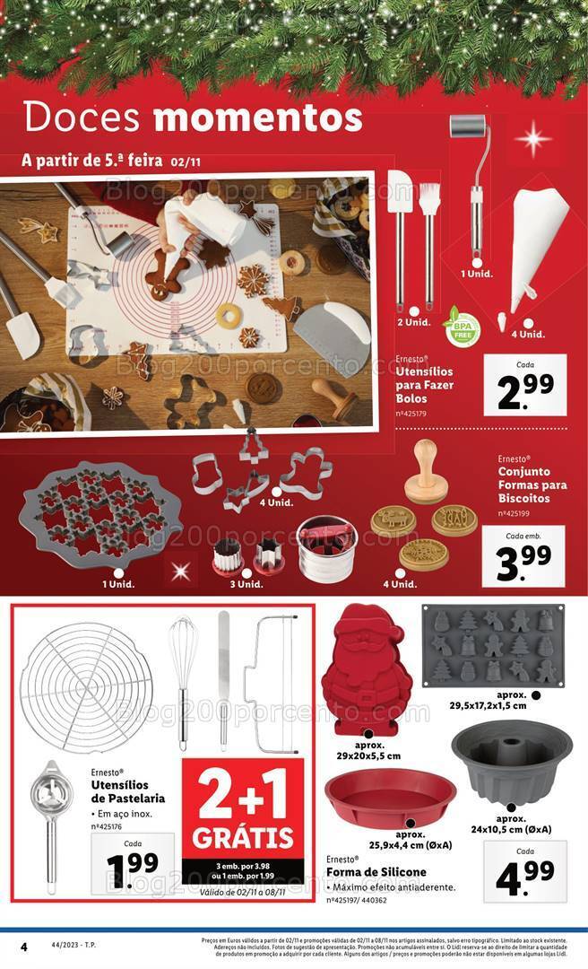 Antevisão Folheto LIDL Bazar Promoções de 2 a 8 novembro