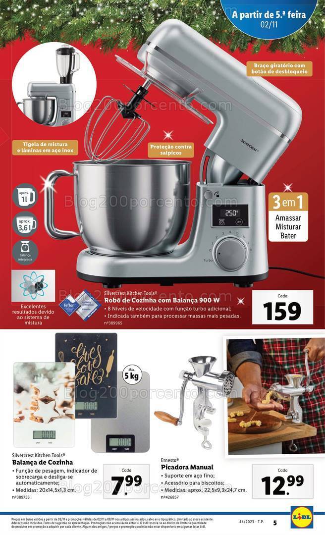 Antevisão Folheto LIDL Bazar Promoções de 2 a 8 novembro