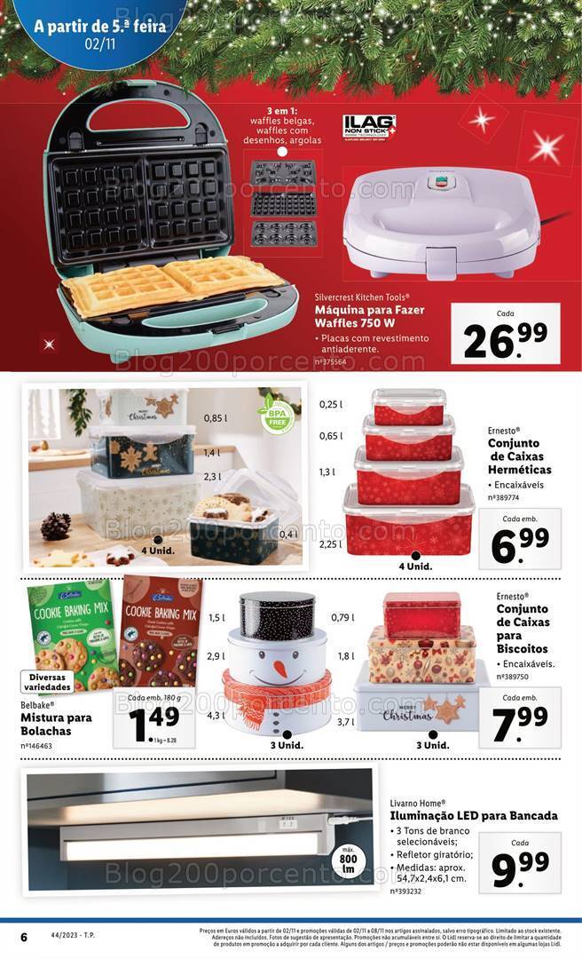 Antevisão Folheto LIDL Bazar Promoções de 2 a 8 novembro