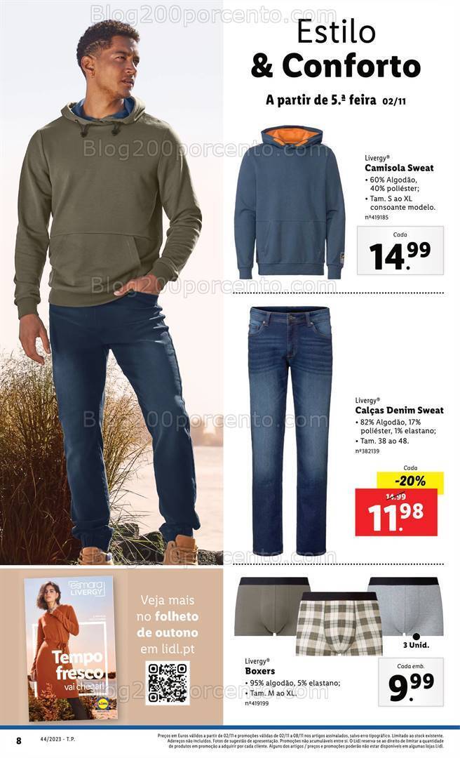 Antevisão Folheto LIDL Bazar Promoções de 2 a 8 novembro