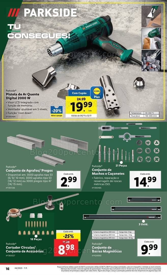 Antevisão Folheto LIDL Bazar Promoções de 2 a 8 novembro