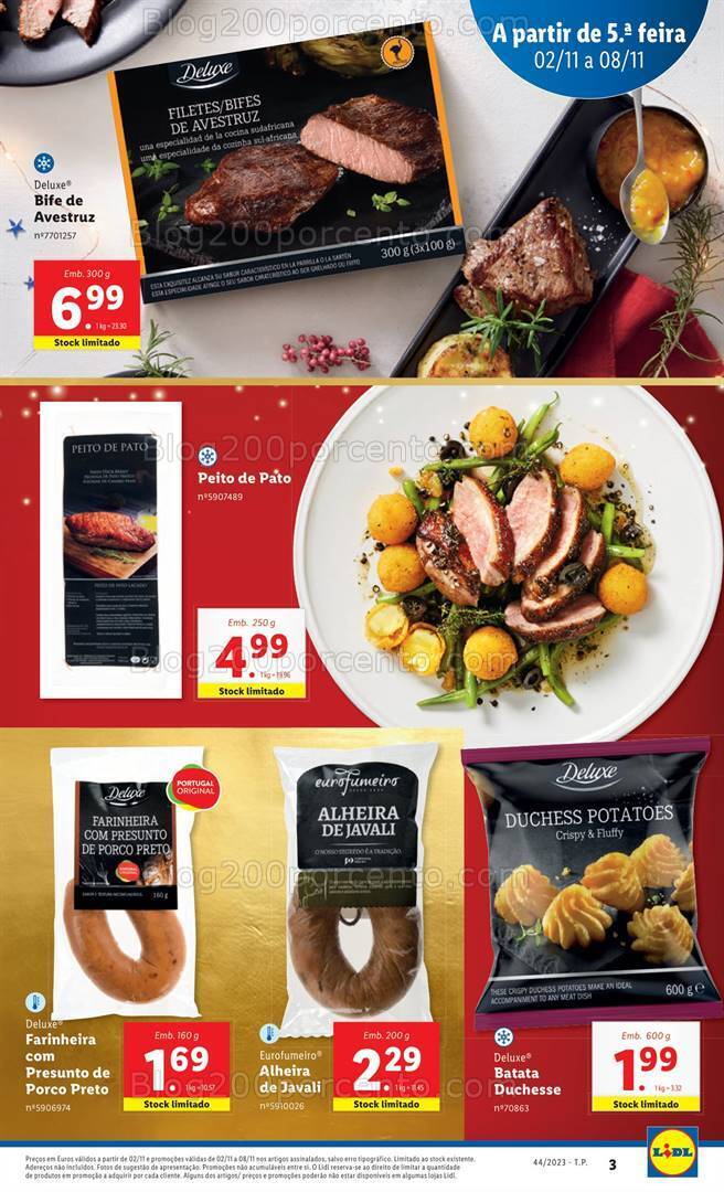 Antevisão Folheto LIDL Natal Promoções de 2 a 8 novembro