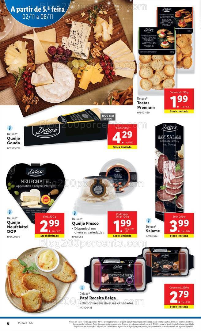 Antevisão Folheto LIDL Natal Promoções de 2 a 8 novembro
