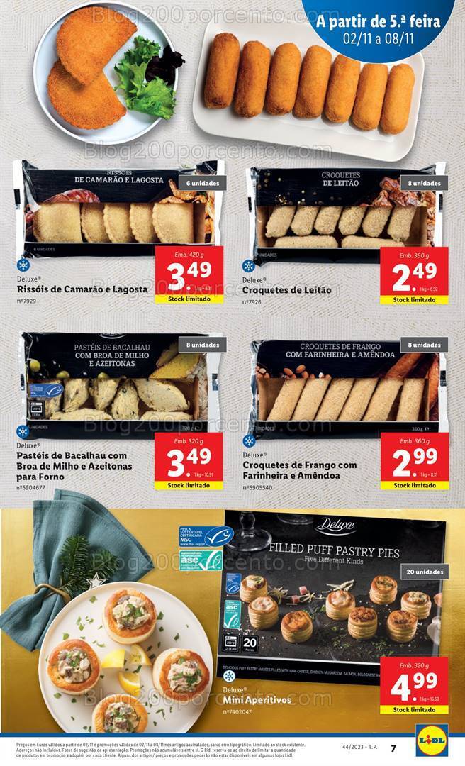 Antevisão Folheto LIDL Natal Promoções de 2 a 8 novembro