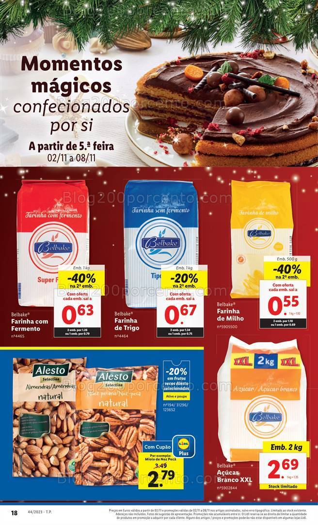Antevisão Folheto LIDL Natal Promoções de 2 a 8 novembro