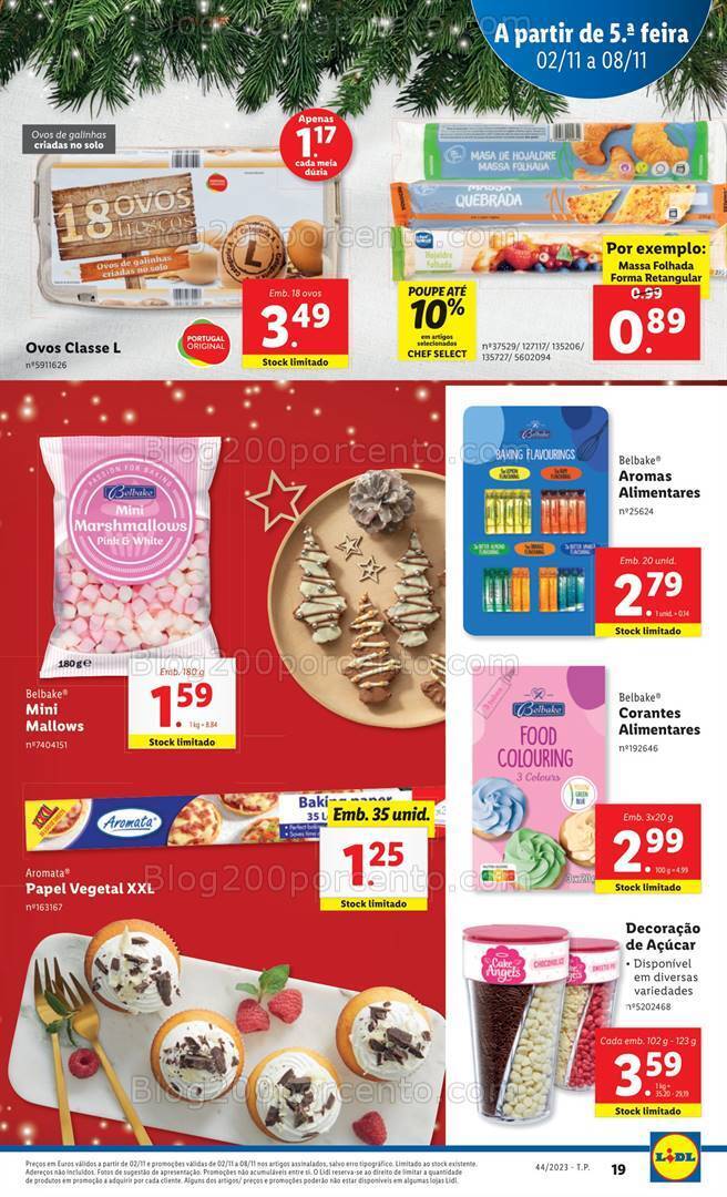 Antevisão Folheto LIDL Natal Promoções de 2 a 8 novembro