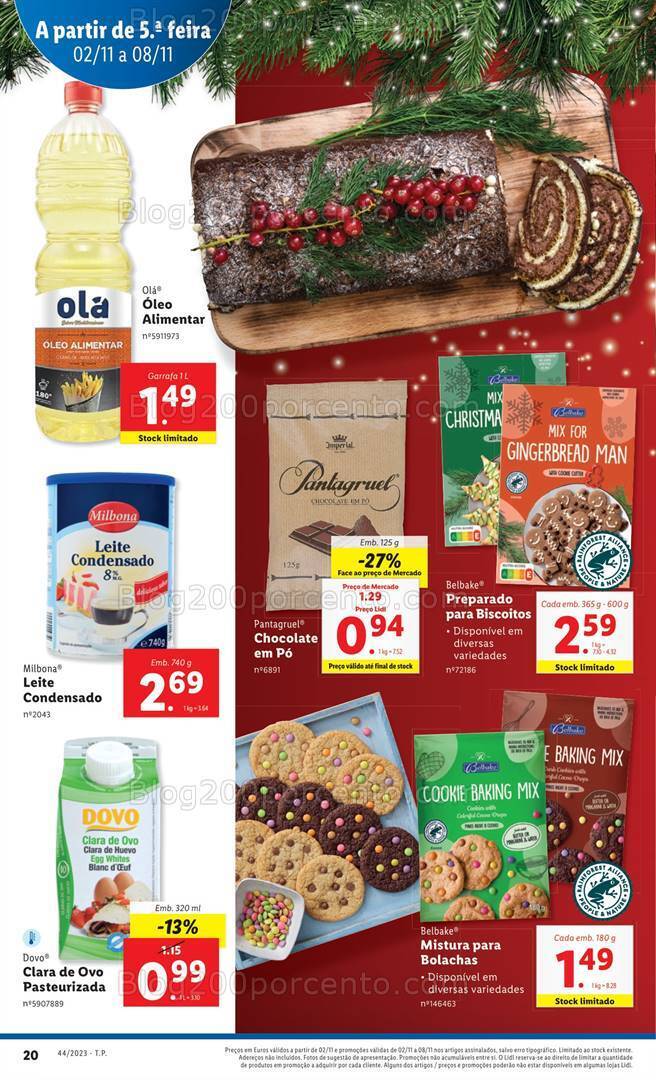 Antevisão Folheto LIDL Natal Promoções de 2 a 8 novembro