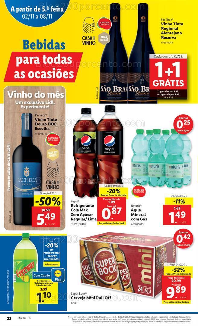 Antevisão Folheto LIDL Promoções de 2 a 8 novembro