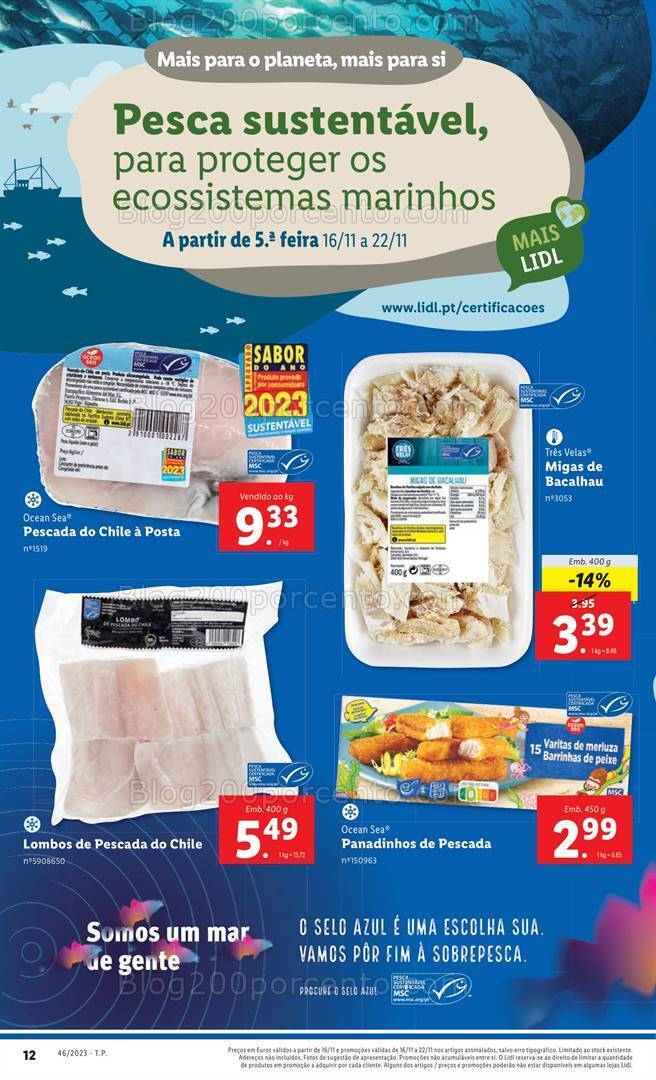 Antevisão Folheto LIDL Promoções de 16 a 22 novembro