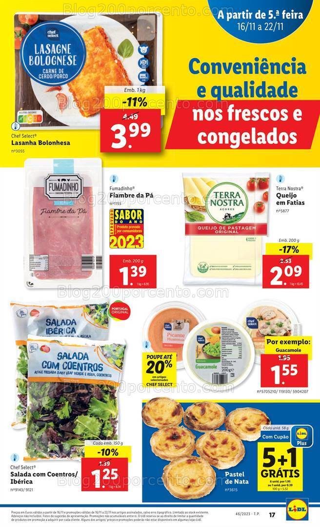Antevisão Folheto LIDL Promoções de 16 a 22 novembro