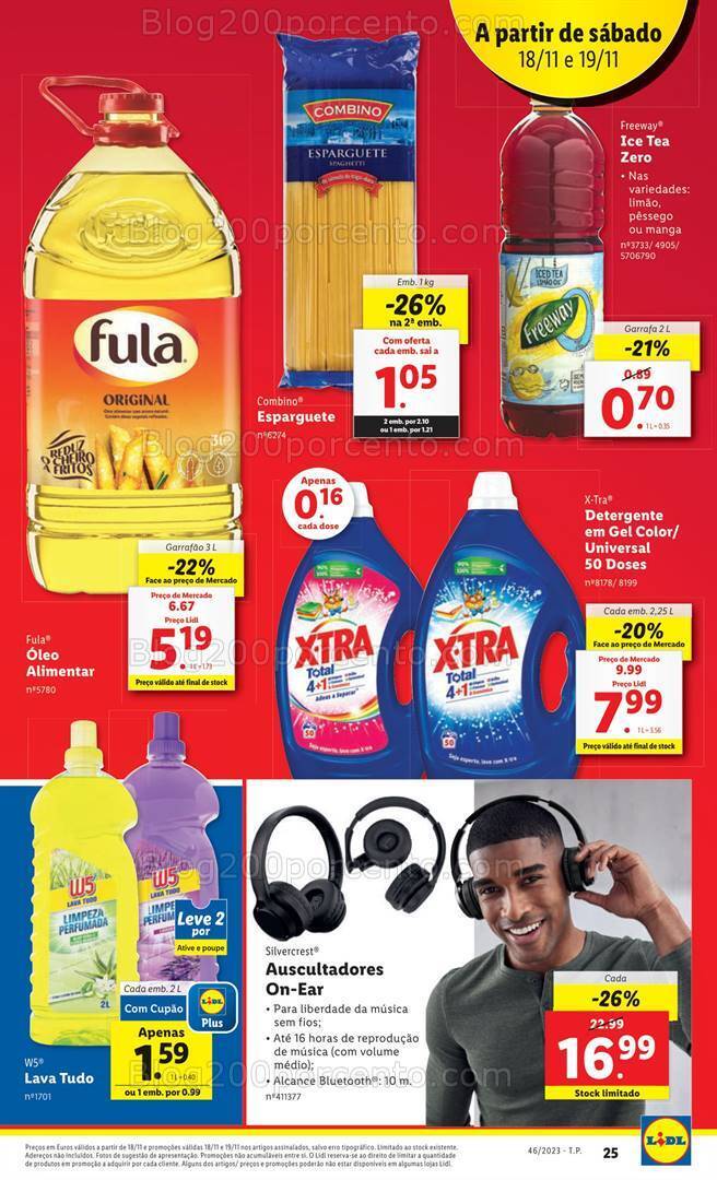 Antevisão Folheto LIDL Promoções Fim de Semana - 18 e 19 novembro