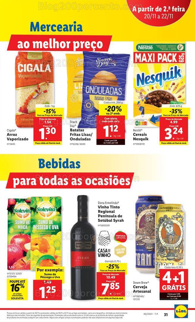 Antevisão Folheto LIDL Promoções de 16 a 22 novembro